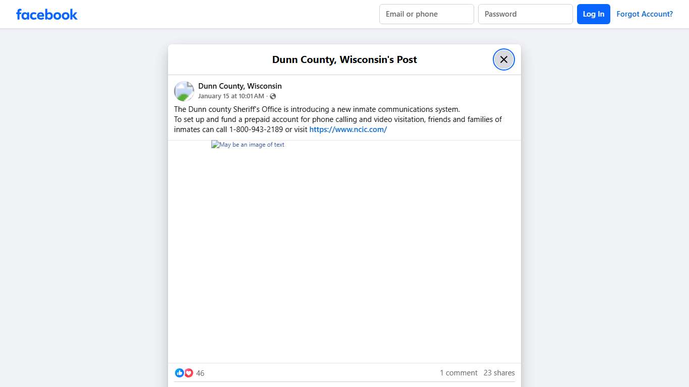 The Dunn county Sheriff's Office... - Dunn County, Wisconsin Facebook